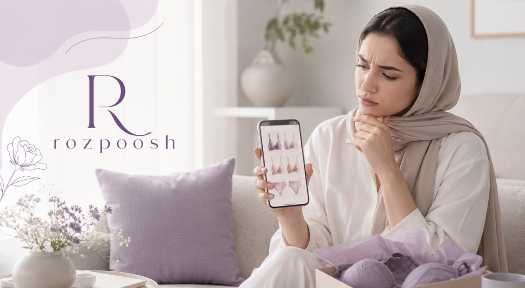 اشتباه در انتخاب سایز لباس زیر بدون اندازه‌گیری