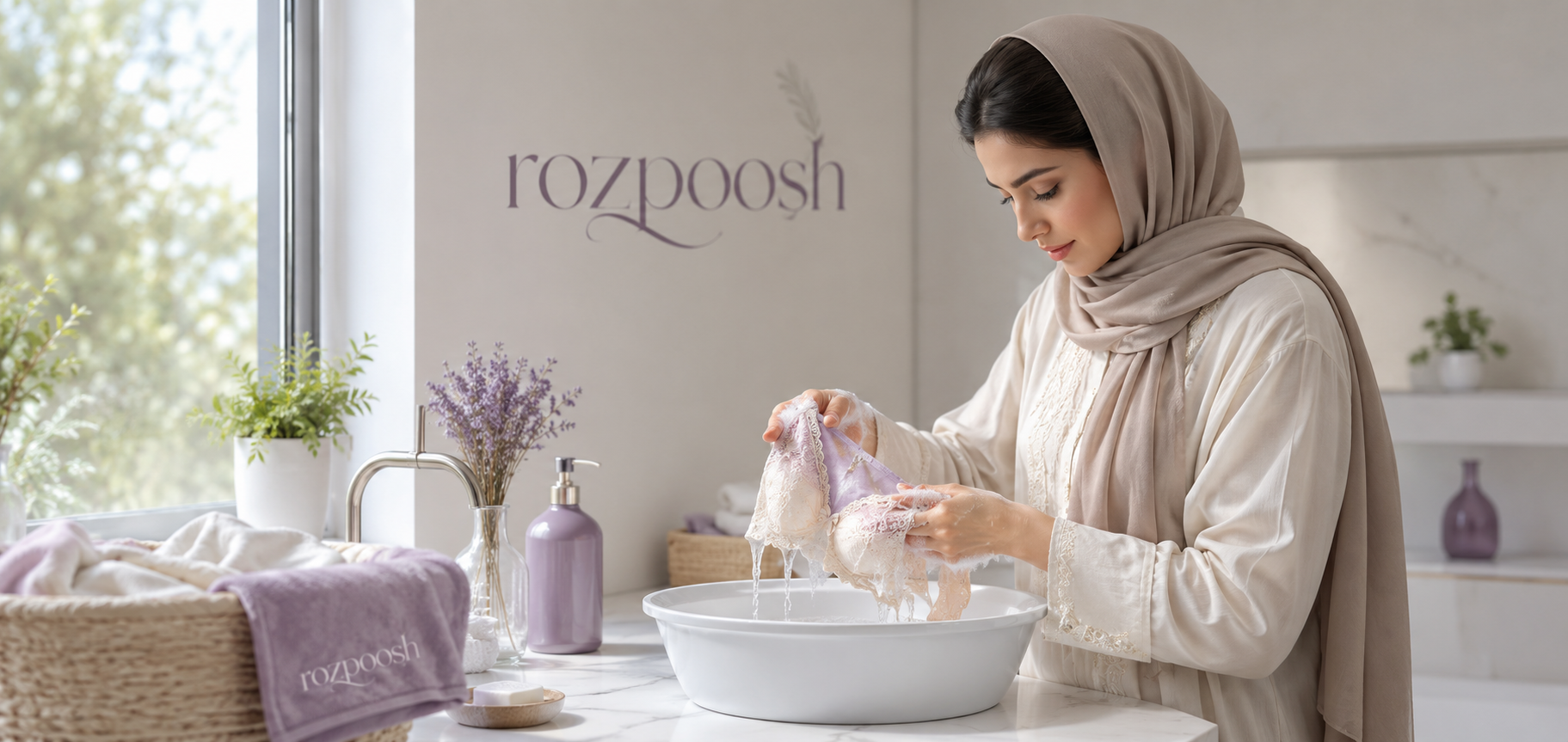 راهنمای کامل روش صحیح شستن لباس زیر زنانه و حفظ کیفیت پارچه